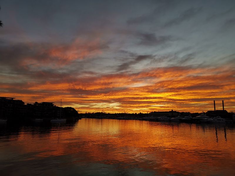 シドニーの夕日