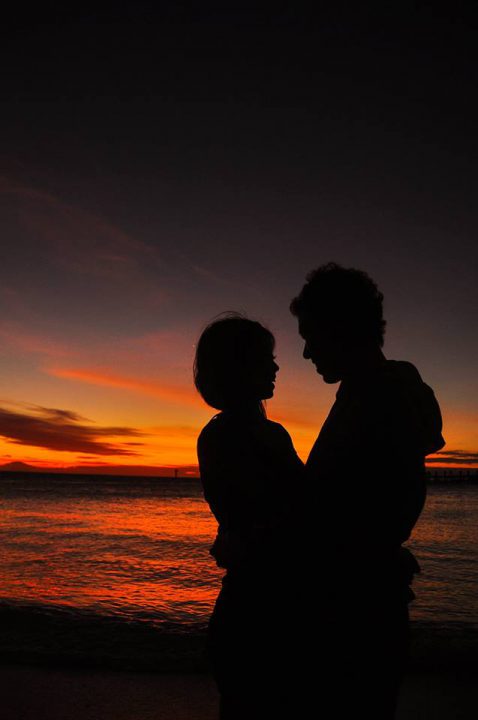 ケアンズのインスタ映えスポット（グリーン島の夕日）