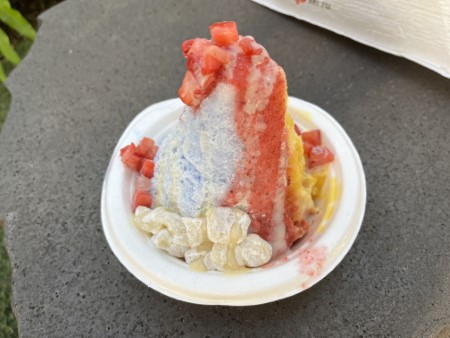 ハワイ ワイキキのシェイブアイス