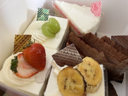 ハワイ 「kulu kulu」のケーキ