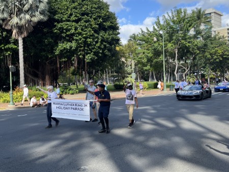 ハワイ　「DR. MARTIN LUTHER KING JR. DAY PARADE」