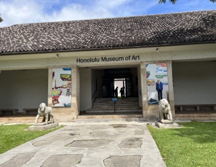 ハワイ　Honolulu Museum of Art Cafe