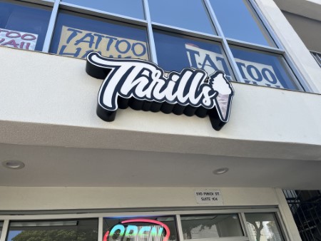 ハワイ　「Thrills Soft Serve」のソフトクリーム