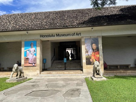 ハワイ　Honolulu Museum of Art Cafe