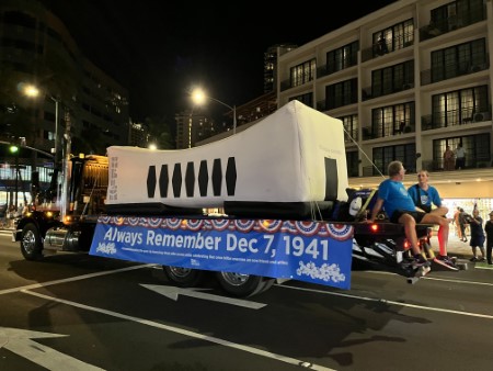 ハワイ PEARL HARBOR MEMORIAL ANNIVERSARY PARADE
