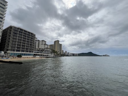 ハワイ　晴れたと思ったらまた雨！
