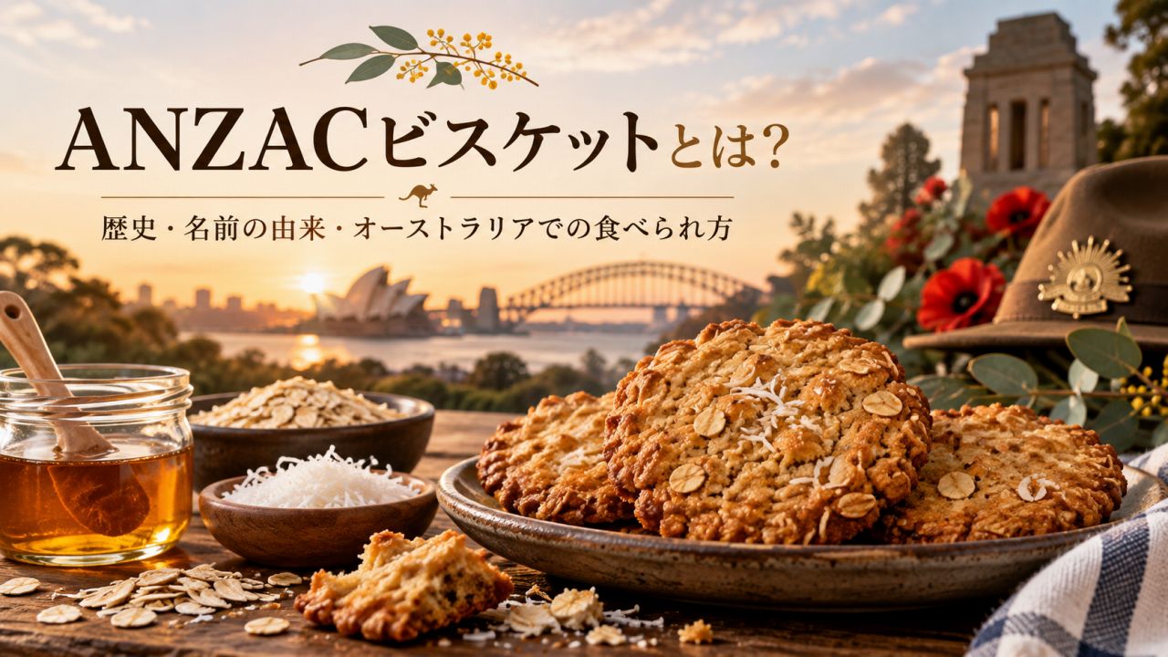 ANZACビスケットとは?歴史・名前の由来・オーストラリアでの食べられ方