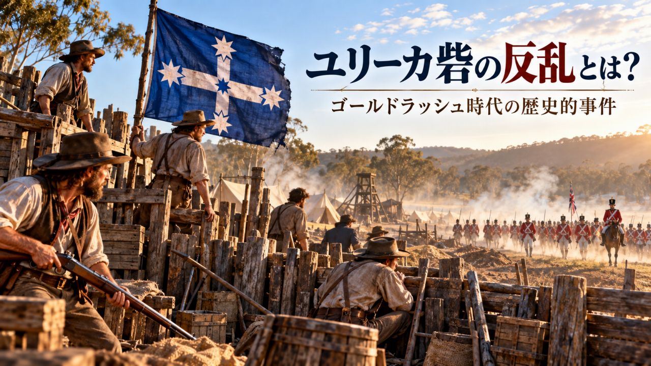 ユリーカ砦の反乱とは?オーストラリア史を変えたゴールドラッシュ時代の事件