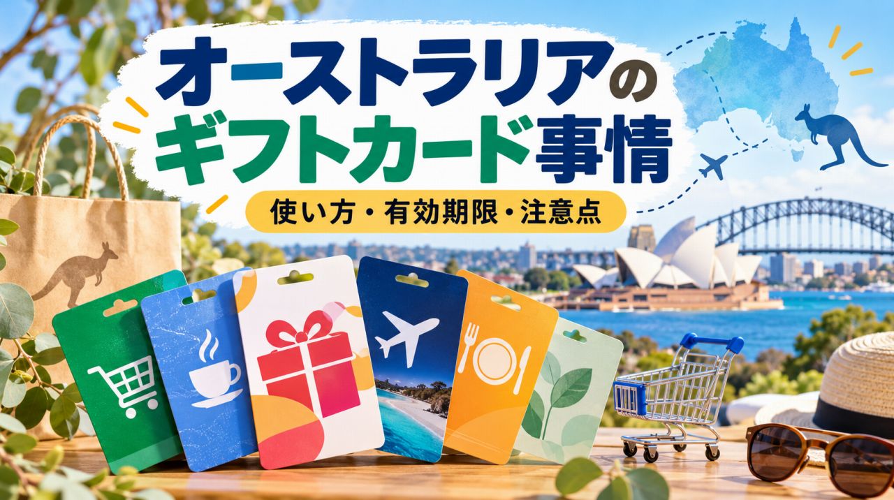オーストラリアのギフトカード事情|スーパー・百貨店・Visaギフトカードの使い方
