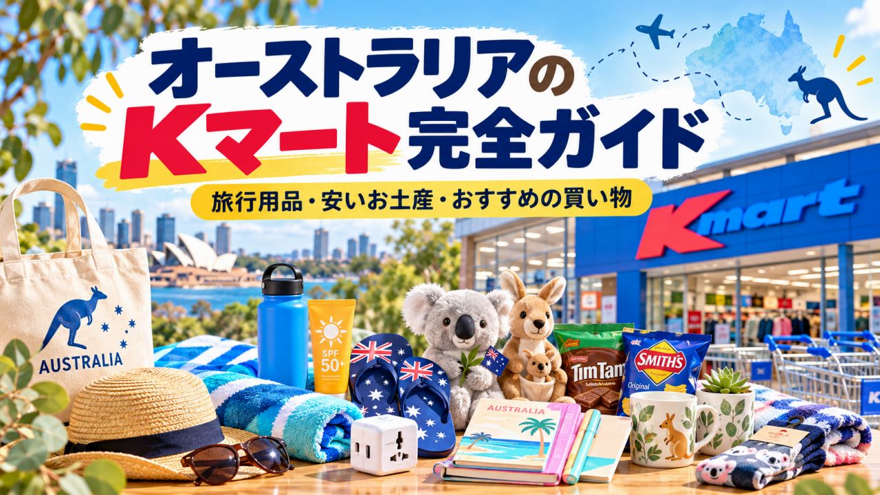 オーストラリアのKマート完全ガイド|旅行用品・安いお土産・おすすめの買い物を紹介