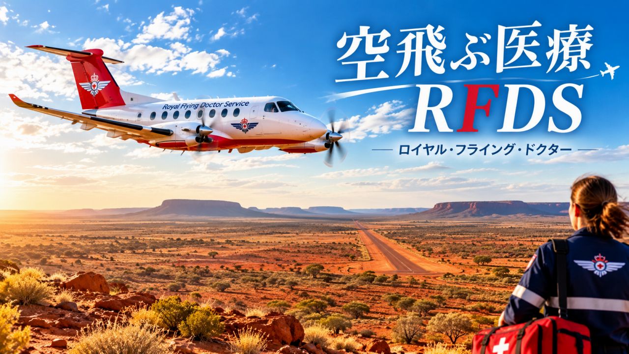 ロイヤル・フライング・ドクター・サービスとは?広大な豪州を支える空飛ぶ医療