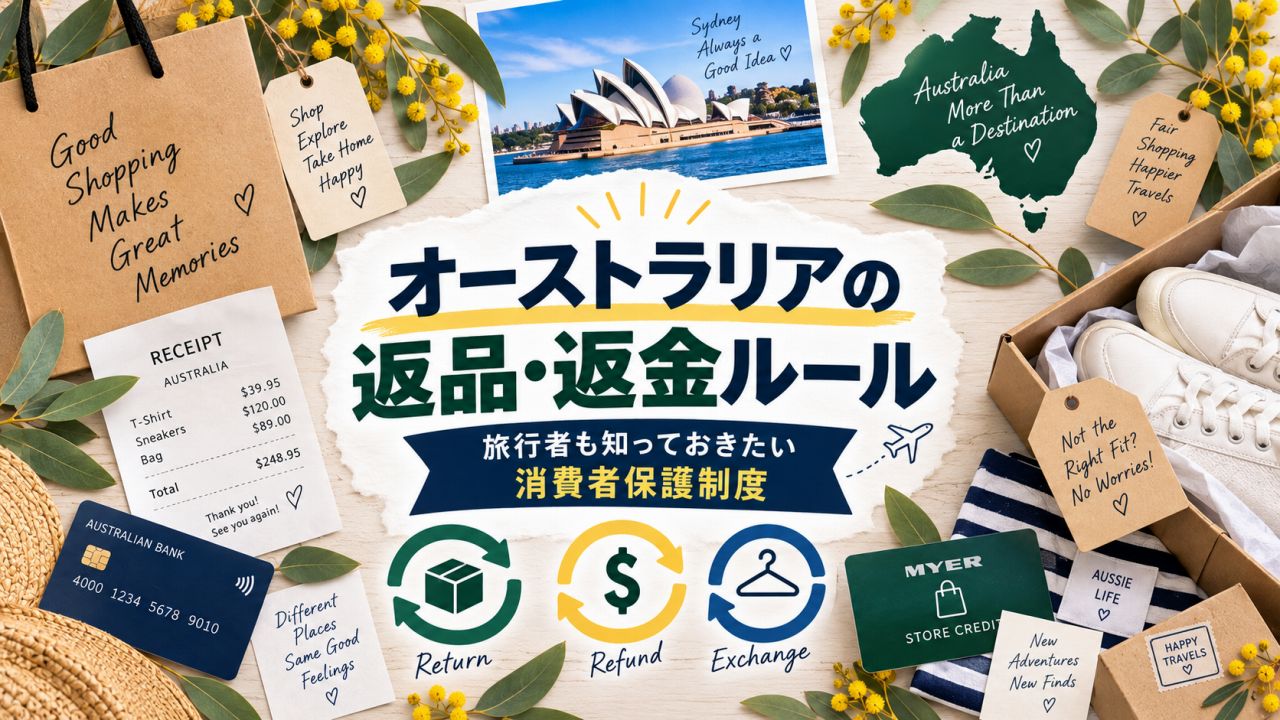 オーストラリアの返品・返金ルール|旅行者も知っておきたい消費者保護制度