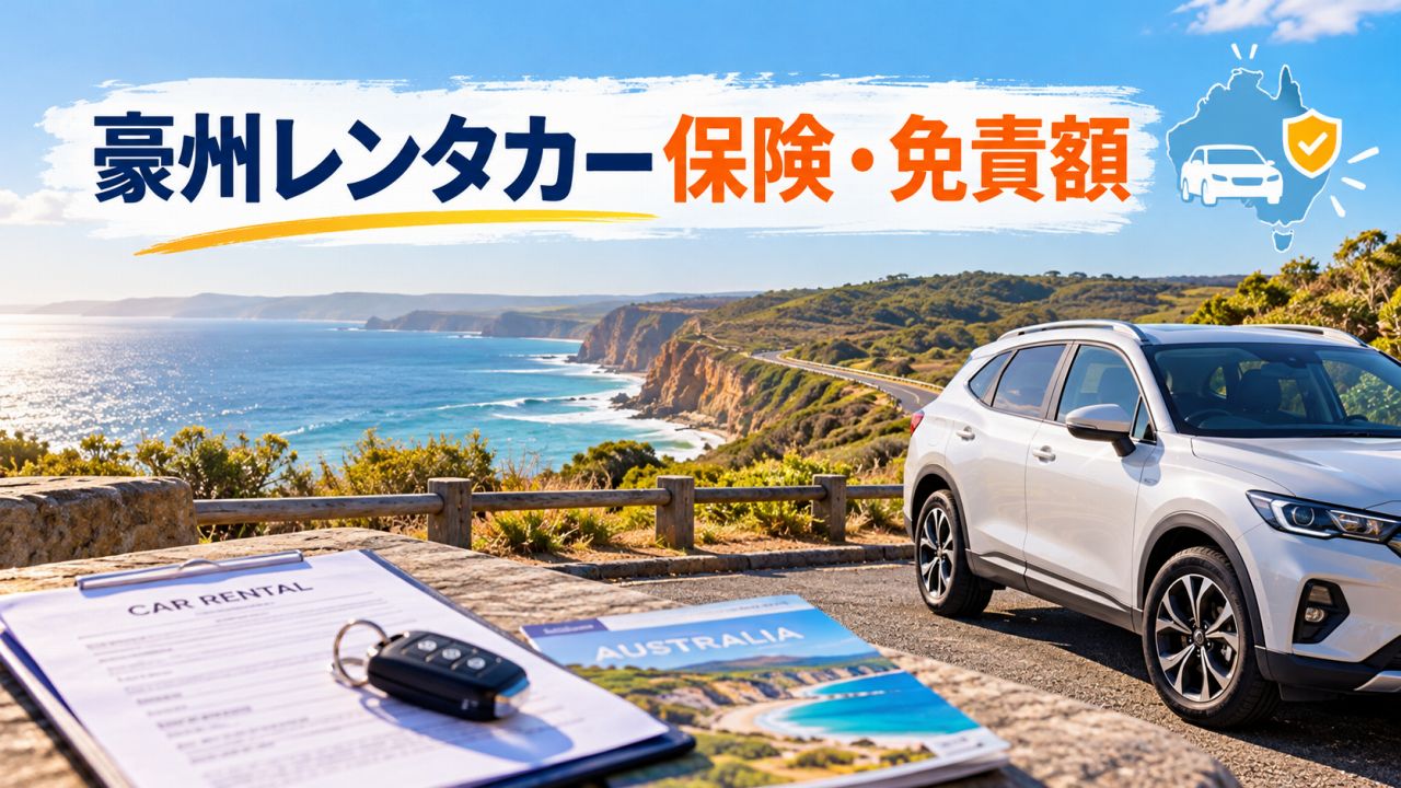 オーストラリアのレンタカー保険｜Excess・免責額とは？事故時にいくら払うのか解説