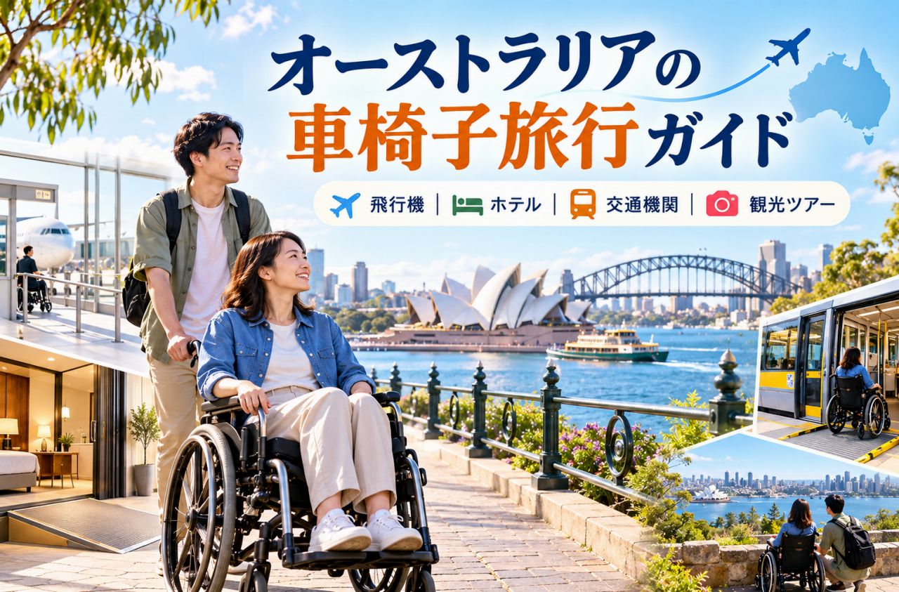 オーストラリアの車椅子旅行ガイド|飛行機・ホテル・交通機関・観光ツアーの注意点