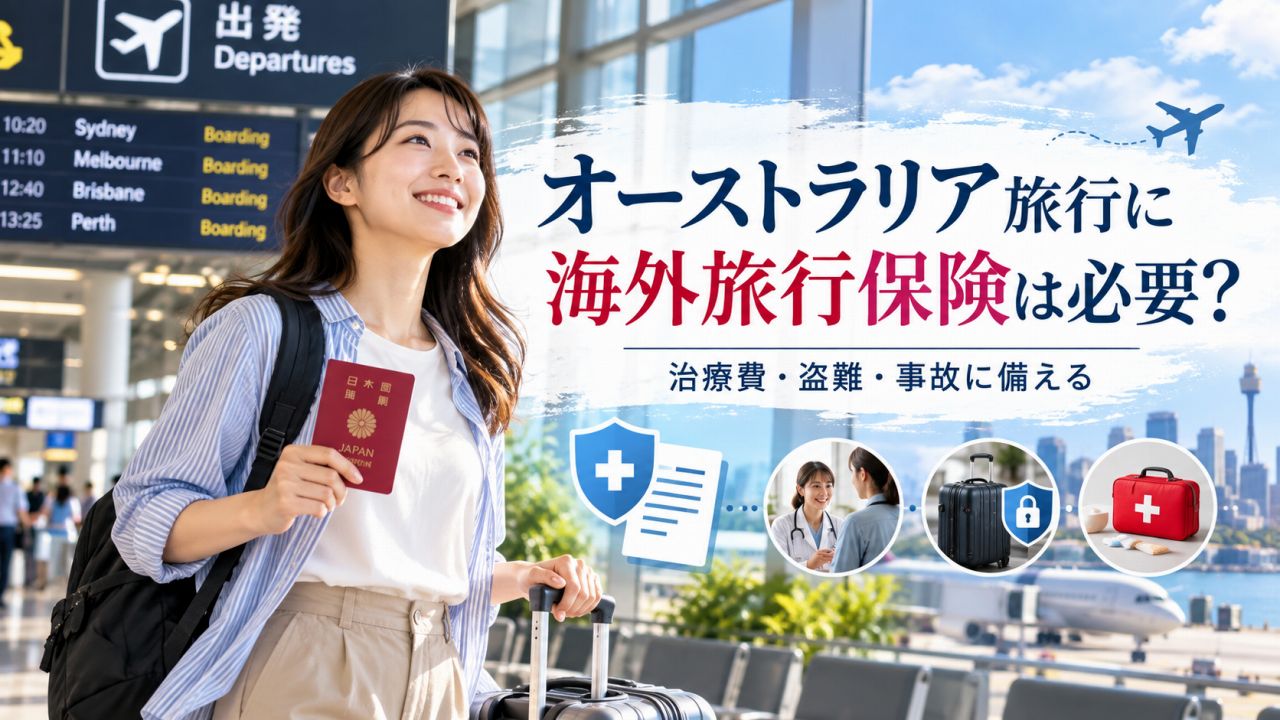 オーストラリア旅行に海外旅行保険は必要?治療費・盗難・事故まで解説